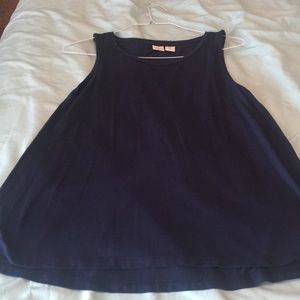 Plain blue tank top
